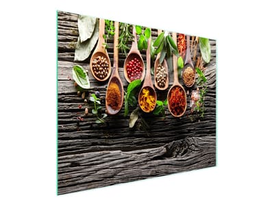 TMK ArtDeko Serie - Glazen Snijplank - 52x30 cm - Geharde Glas - UV Afdruk