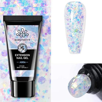 Born Pretty - Polygel - 30 ml - Polygel nagels - Polygel kleuren - Polygel producten - Polygel pink - Polygel roze - Polygel glitter - Polygel nude - Polygel tube - Polygel tube kleurtjes - Builder gel - Builder gel gel nagels - Gelnagels