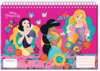 Disney Princess - A4 - Spiraal - schetsboek - 30 pagina's - tekenblok