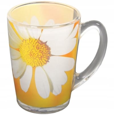 Luminarc Mok van gehard glas, 320ml, Bloemendesign