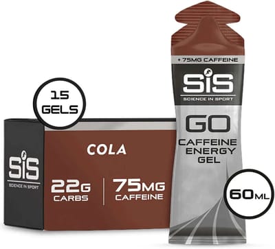 Science in Sport - SiS Go Isotonic Energygel + Caffeine - Energie gel - Isotone Sportgel - Cola Smaak - 15 x 60ml