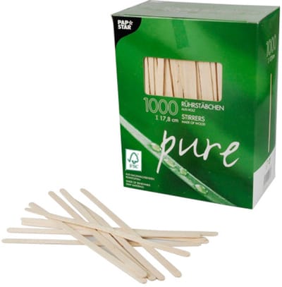 1000 FSC houten roerder Alceste 17,8cm