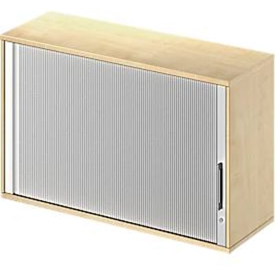 Schäfer Shop Genius Opzet-roldeurkast TETRIS WOOD, 2 ordnerhoogten, B 1200, esdoornpatroon