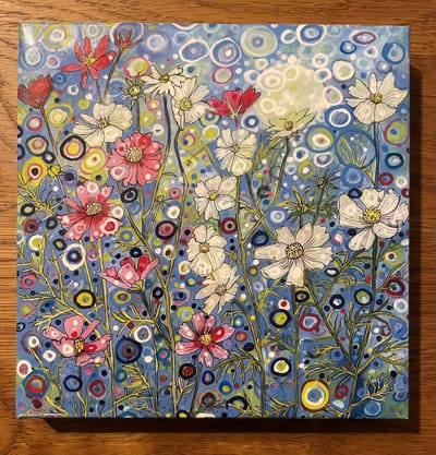Glebe Cottage The Eco-Friendly Card Company Notecard ~ Kaartenmapje Bloemen Sally Rich