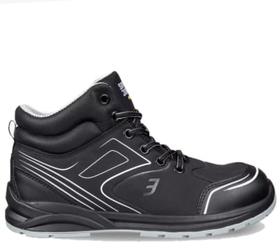 Safety Jogger Cador S3 HOGE Veiligheidsschoen SlipvastSRC-ESD-Waterproof Zwart - Maat 43