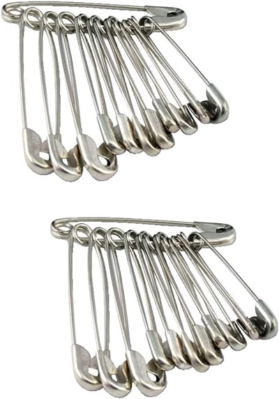 Veiligheidsspelden van roestvrij staal - Naai-accessoires en handwerk, 80 stuks