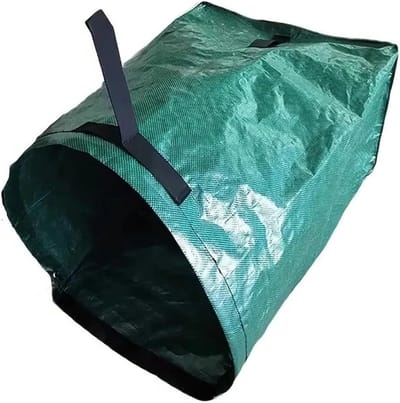 Tuinafvalzak - Bladzak Opvangzak - Tuinafval Verzamelen - Zelfstaande Stabiliteit - 53 Gallon Inhoud - Groen