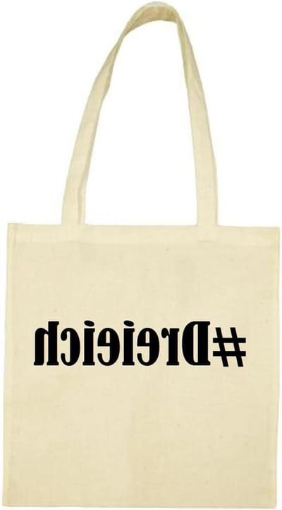 Hashtag Tas - Schoudertas Gymtas - Dagelijks Gebruik - 100% Katoen - 38 x 42 cm - Rood
