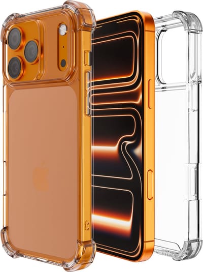 Hoesje - geschikt voor Apple iPhone 17 Pro - Transparant - siliconen - backcover - shock proof- hoes