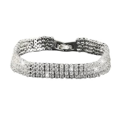 Livano Armband - Staal - Nep Zilver - Dames - 4 Rijen