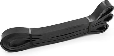 SUNMOOL Powerband - Fitness Elastiek - Weerstandsband - Fitnessband - Powerlifting Banden - Medium - 2.2cm - Zwart - 1Stuk