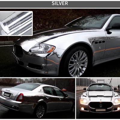 Rekbare Spiegel Vinyl Film Folie Autosticker DIY Wrapping Sheet Decal Beschermende Autostyling