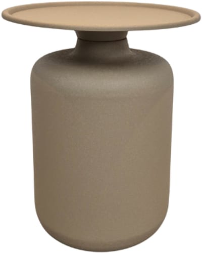 Deco4yourhome® - Salontafel - Bijzettafel - Rond - Taupe - Beige - Sand - Zand - 42x42x52cm