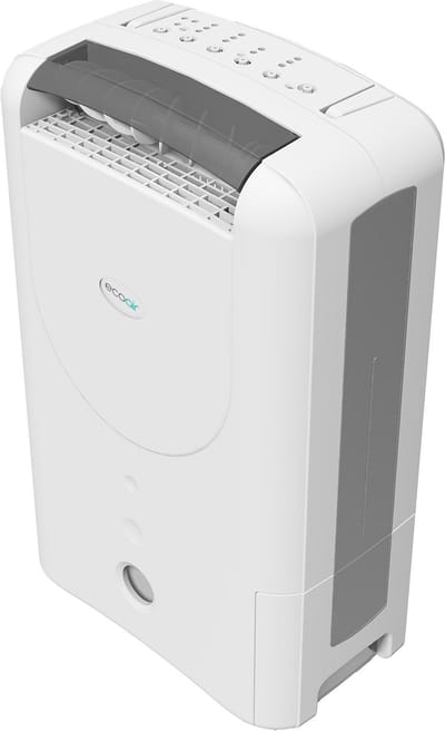 EcoAir Classic 7,5L (Grey) - Adsorptiedroger - Ontvochtigt tot 7.5L per dag – Voor ruimtes tot 60 m² - Zeer stil - Incl. wasdroogfunctie