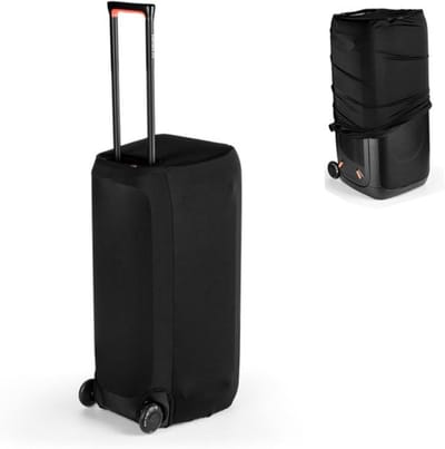Speaker Beschermhoes - Stofkap - Stofvrij Houden - Elastische Band - 315 cm - Zwart