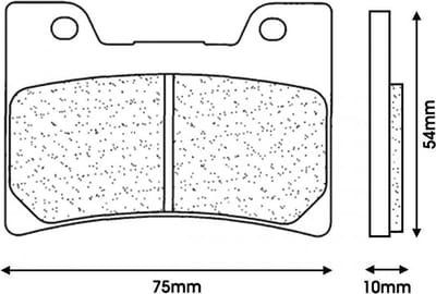 Plaquette de frein Brembo pour Moto Yamaha 850 TDM 1996 à 2001 AV Neuf