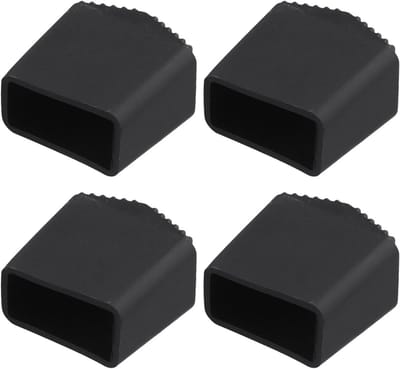 Ladder Voet Covers - Antislip Pads - Vloer Beschermen - Universele Pasvorm - 4 Stuks - Zwart