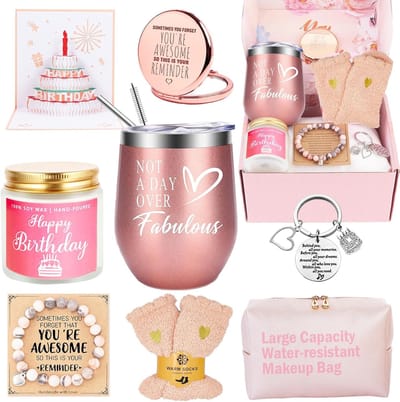 Verjaardagsmand met unieke cadeaus voor vrouwen – doos vol leuke geschenken voor moeder, dochter, zus, vriendin of beste vriendin