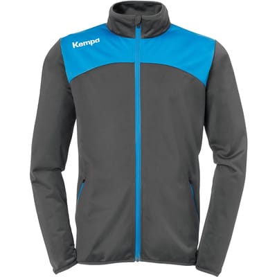 Kempa Emotion 2.0 Polyesterjack Kind Antraciet-Kempa Blauw Maat 116