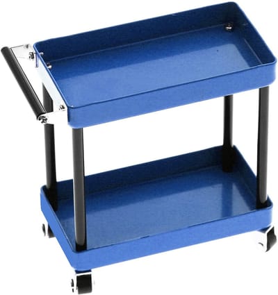 Dailygoods- Gereedschap Trolley - Mini Opslag Wagentje met Wielen - Betrouwbaar en Praktisch - Compact Formaat - Voor Werkplaats/Garage - Duurzaam Vakmanschap - Gereedschapswagen