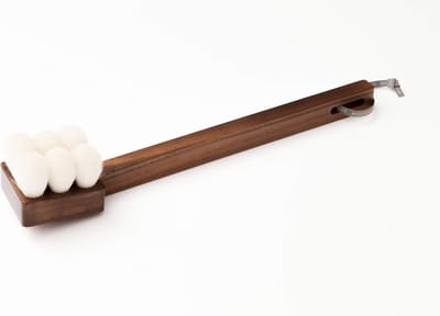 Lange Lichaamsborstel - Doucheborstel - Huidverzorging - Zijdezacht haar - 30 cm lengte