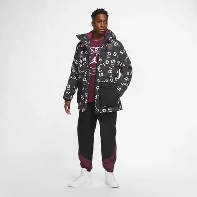 Nike Air Jordan x Paris Saint-Germain Jas - Zwart - Maat XS