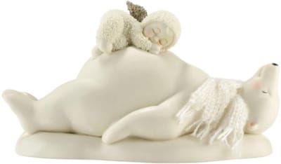 Decoratief Beeld - Winterfiguur - Huis Decoratie - Met Gebreide Sjaal - 11 cm Hoog - Kleurrijk