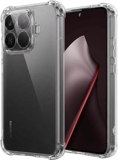Hoesje - Geschikt voor Xiaomi 15T Pro - Sterk & Shockproof - Siliconen Case - Back Cover - Telefoon Hoes Shock Proof - Transparant