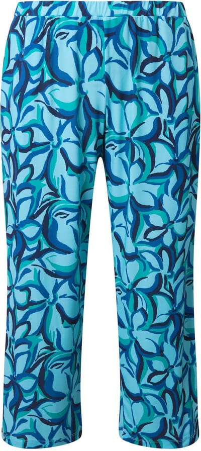 Ulla Popken - Dames - 7/8-broek van jersey - Marine - Maat 62+