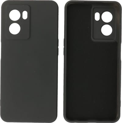 Fashion Backcover Telefoonhoesje - Color Hoesje - Geschikt voor Oppo A77 5G & A57 5G - Zwart
