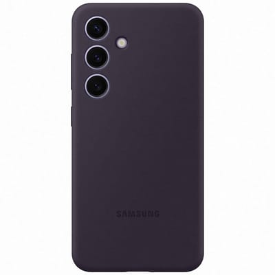 Samsung Silicone Case - Geschikt voor Samsung Galaxy S24 - Dark Violet