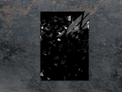 TMK ArtDeko Serie - Glazen Snijplank - 35x52 cm - Zwart - Veiligheidsglas