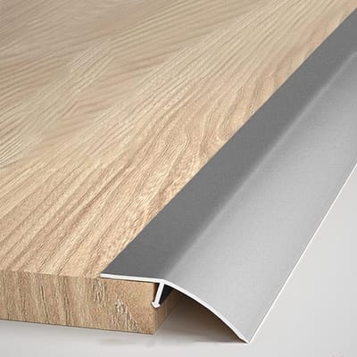 Dremelprofiel - Vloerstrip - Vloeren Afwerken - Robuust Aluminium - 5.2cm Breed 90cm Lang - Donkergrijs
