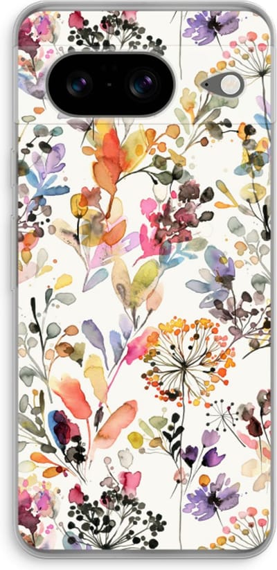 Case Company® - Hoesje geschikt voor Google Pixel 8 hoesje - Wilde grassen - Soft Cover Telefoonhoesje - Bescherming aan alle Kanten en Schermrand