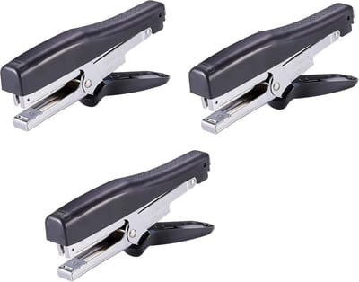 Xtreme Duty Tang Nietmachine - 45 Vellen Capaciteit - Zwart (3-Pack)