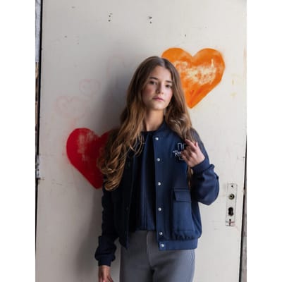 LOOXS 10sixteen Meisjes sweater - Maat 140 in de kleur Blauw van 94% COTTON 6% ea - 2531-5309-189