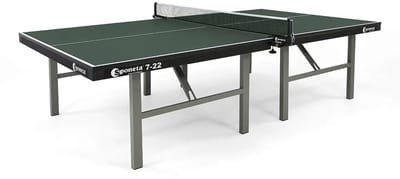 Sponeta® S7-22i Tafeltennistafel Indoor - Pingpongtafel voor binnen - Speeltoestel voor binnen - Inklapbaar - Inclusief ITTF gekeurd net - 25mm groen blad - 3 Jaar garantie - LxBxH 274x152,5x76cm - Made in Germany