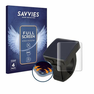 Savvies - Screenprotector voor Brose Allround 601874 - Folie Beschermfolie transparant volledig dekking 4 Stuks