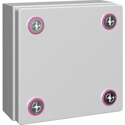 Rittal KX 1514.000 Installatiebehuizing, Wandbehuizing 80 x 150 x 150 x 80 Plaatstaal Lichtgrijs 1 stuk(s)