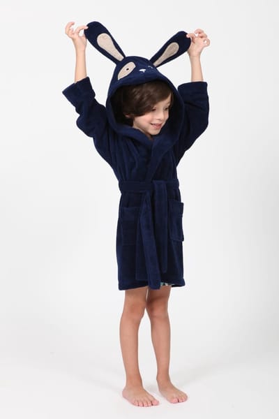 Kinderbadjas / Kobalt Blauw / 5-6 jaar