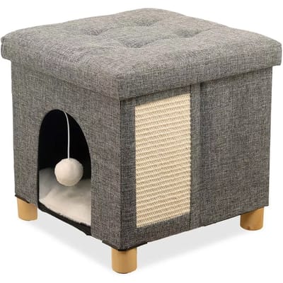 duvoplus Kattenkrabhuisje Gina 38x38x38cm grijs