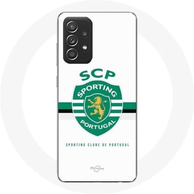Coque - Maniacase - Samsung Galaxy A52 - Souple - Noir - Sporting Portugal noir