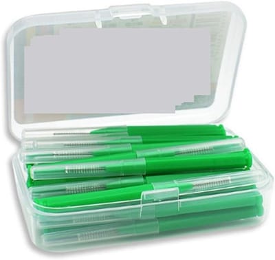 Interdentale borstel - Tandenstokers - Tand reiniging - Zachte borstelharen - 30 stuks - Groen