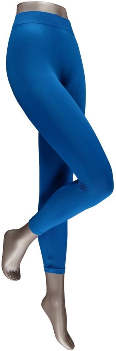 Apollo party 200den legging maat 36/38 cobalt blauw