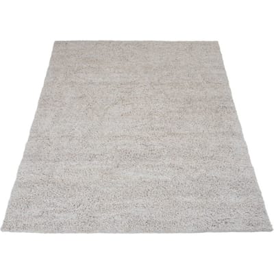 Vloerkleed Berbero Pelosa Creme 815 - 160 x 230 cm - Wol Hoogpolig Vloerkleed – Japandi / Tijdloos Design
