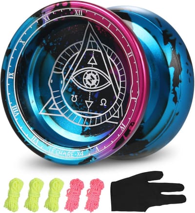 Professioneel Yoyo - Competitie Jojo - Wedstrijd Training - Aluminiumlegering 10-kogelager - 5645 mm Diameter - Veelkleurig