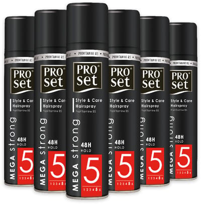 Proset Haarlak Mega Strong - 6x 300ml - Voordeelverpakking