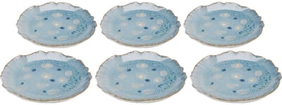 Borden Mina Ø14cm blauw (6/set) Kare Design