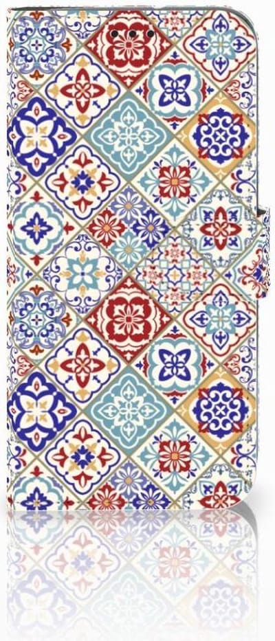 Boekhoesje voor Motorola Moto G7 | G7 Plus Bookcase Tiles Color
