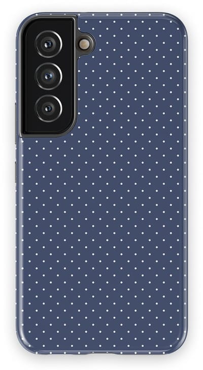 Micro Dots Tough Hoesje Samsung Galaxy S22 | Geschikt Voor Mag | Stippen Motief Backcover Samsung Galaxy S22 Indigo Spark